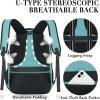 Travel Laptop Backpack, 17 Inch Extra Large School Backpacks for Teen Boys and Girls, Black Water Resistant Women Back Pack, Business Men Sturdy Computer Bag with USB Charging Port, Gifts(Teal)