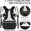 Travel Laptop Backpack, 17 Inch Extra Large School Backpacks for Teen Boys and Girls, Black Water Resistant Women Back Pack, Business Men Sturdy Computer Bag with USB Charging Port, Gifts(Beige)