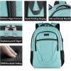 Travel Laptop Backpack, 17 Inch Extra Large School Backpacks for Teen Boys and Girls, Black Water Resistant Women Back Pack, Business Men Sturdy Computer Bag with USB Charging Port, Gifts(Teal)