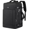 BIKROD Travel Backpack for Women, 45L Extra Large Flight Approved Carry on Backpack, Sturdy Business Men Backpack, 18.4 Laptop Backpack with USB Charger Port & Luggage Sleeve(Black)