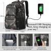 Backpack for Girls Women, School Backpack for Teen Boys, Lightweight Casual High School Bookbag, Daily-use Travel Laptop Backpack with USB Charging Port Fits 15.6 Inch Notebook(Camouflage)