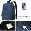 BIKROD Backpack for Boys Men, School Backpack for Teens Girls, Lightweight Casual High School Bookbag, Daily-use Travel Laptop Backpack Fits 15.6 Inch Notebook(Blue)
