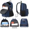 BIKROD Backpack for Boys Men, School Backpack for Teens Girls, Lightweight Casual High School Bookbag, Daily-use Travel Laptop Backpack Fits 15.6 Inch Notebook(Blue)
