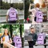 BIKROD Backpack for Boys Men, School Backpack for Teens Girls, Lightweight Casual High School Bookbag, Daily-use Travel Laptop Backpack Fits 15.6 Inch Notebook(Purple)