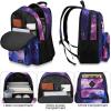 BIKROD Backpack for Boys Men, School Backpack for Teens Girls, Lightweight Casual High School Bookbag, Daily-use Travel Laptop Backpack Fits 15.6 Inch Notebook(Starrysky)