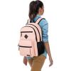 BIKROD Backpack for Boys Men, School Backpack for Teens Girls, Lightweight Casual High School Bookbag, Daily-use Travel Laptop Backpack Fits 15.6 Inch Notebook(Pink)