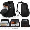 BIKROD Backpack for Boys Men, School Backpack for Teens Girls, Lightweight Casual High School Bookbag, Daily-use Travel Laptop Backpack Fits 15.6 Inch Notebook(Black)
