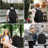BIKROD Backpack for Boys Men, School Backpack for Teens Girls, Lightweight Casual High School Bookbag, Daily-use Travel Laptop Backpack Fits 15.6 Inch Notebook(Black)