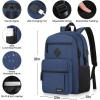 BIKROD Backpack for Boys Men, School Backpack for Teens Girls, Lightweight Casual High School Bookbag, Daily-use Travel Laptop Backpack Fits 15.6 Inch Notebook(Blue)