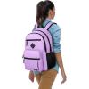 BIKROD Backpack for Boys Men, School Backpack for Teens Girls, Lightweight Casual High School Bookbag, Daily-use Travel Laptop Backpack Fits 15.6 Inch Notebook(Purple)