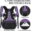 BIKROD Backpack for Women and Men, Extra Large School Backpacks for Teens, Water Resistant Back Pack Fits 17 Inch Laptop, Business Anti Theft Sturdy Computer Bag Gifts, Purple(Purple)